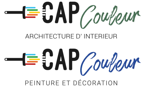 Icone Cap couleurs Double logo cap couleur architecture d'intérieur et peinture et décoration